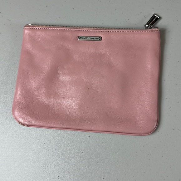 Rebecca Minkoff pink small zip clutch - Picture 1 of 5